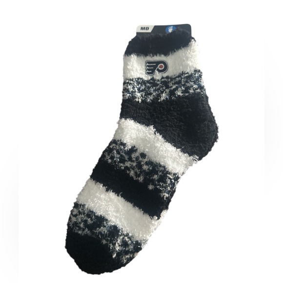 Philadelphia Flyers Other - Philadelphia Flyers Black and White Fuzzy Socks